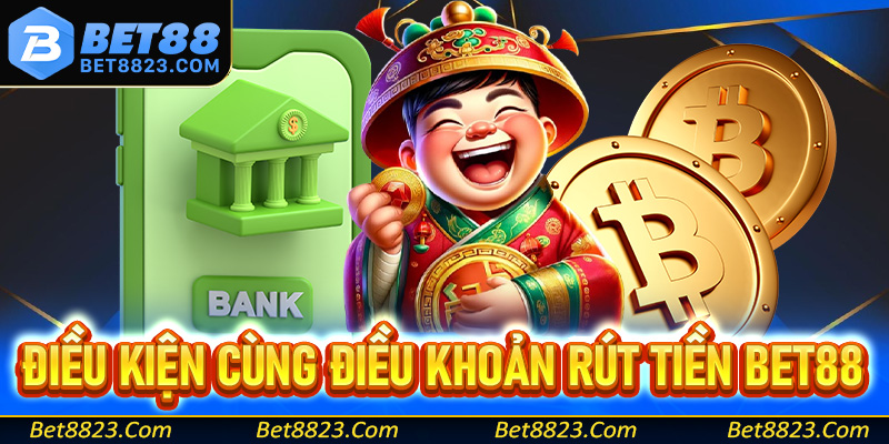 Các điều kiện đi kèm điều khoản cần đáp ứng để rút tiền Bet88
