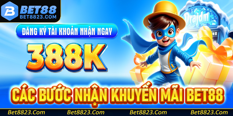 Chia sẻ các bước nhận khuyến mãi Bet88 dễ dàng, hiệu quả